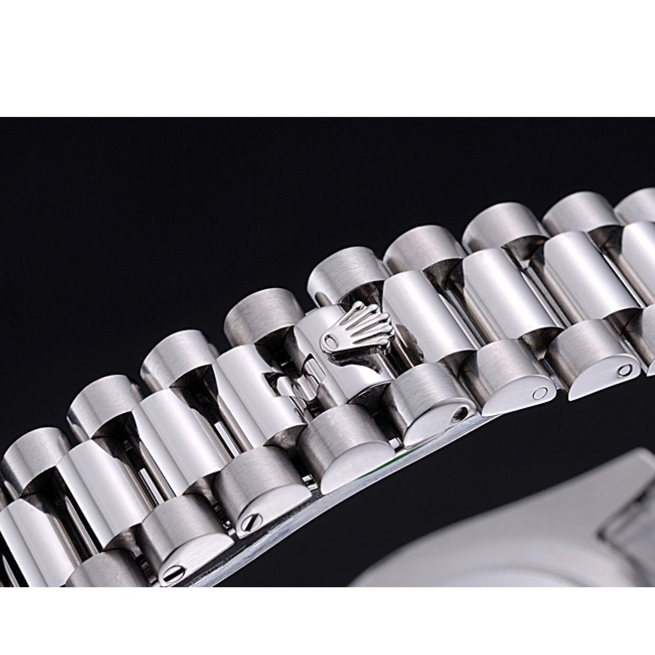 MiroTime 0718 Rolex Day-Date White Dial Stainless Steel Bracelet 622547
